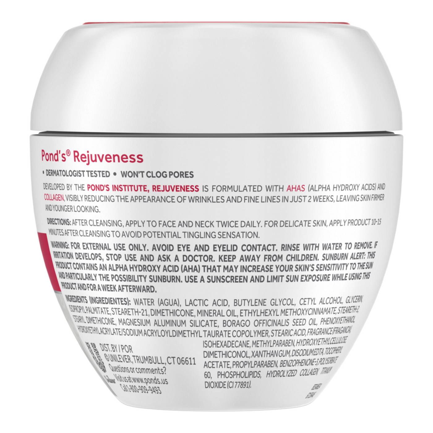 Pond's Rejuveness Anti-Aging Moisturizer with Collagen, AHAs & Vitamin E; image 2 of 8