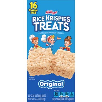 Rice Krispies Treats Original Crispy Marshmallow Squares, 12.4 oz, 16 ct
