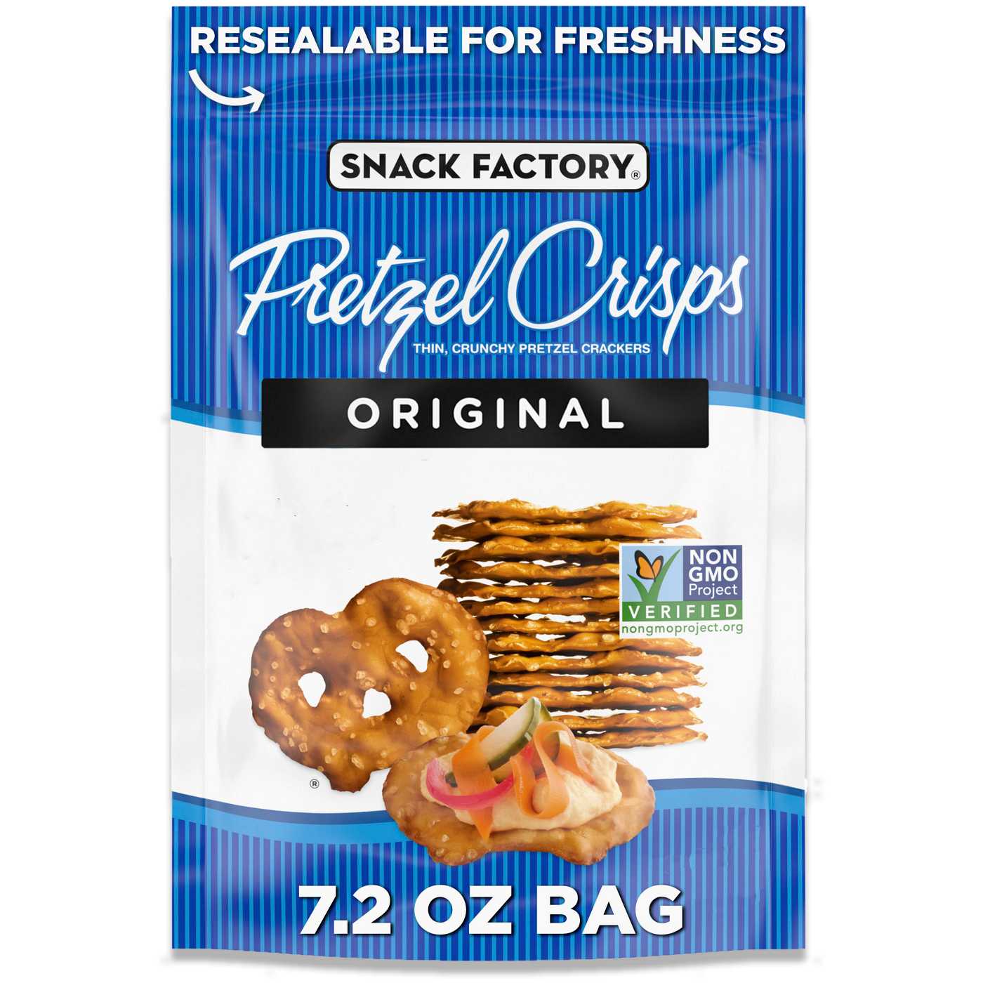 Snack Factory Original Pretzel Crisps; image 1 of 9