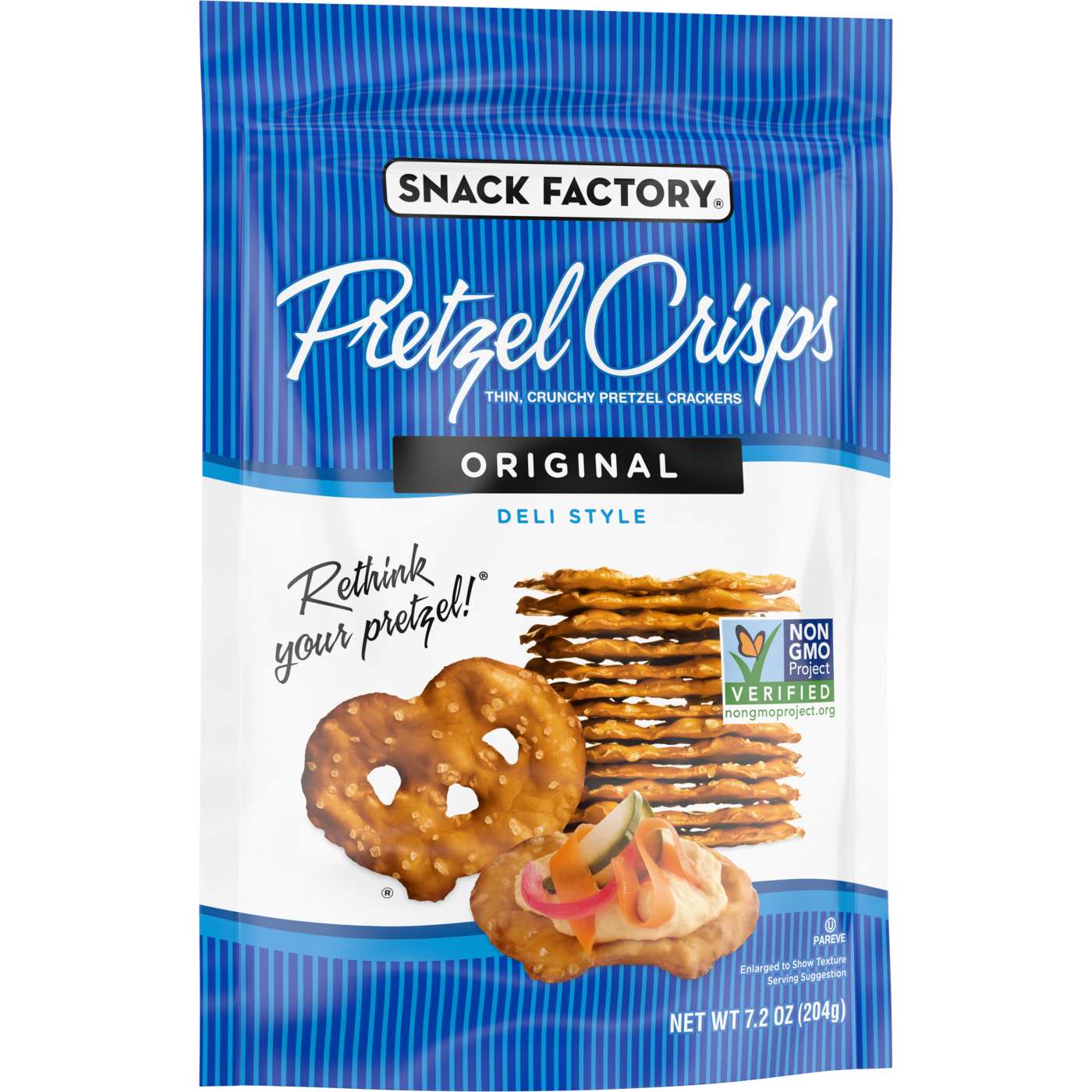 Snack Factory Original Pretzel Crisps; image 3 of 9