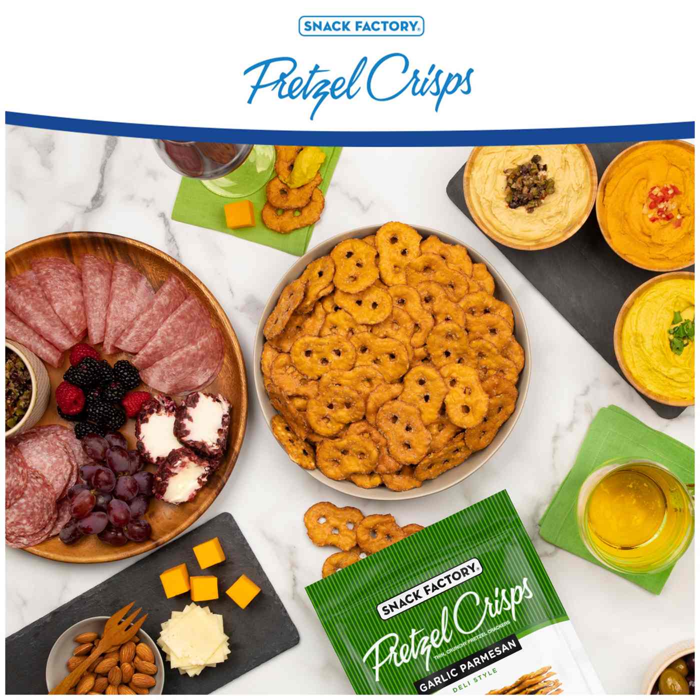 Snack Factory Garlic Parmesan Pretzel Crisps; image 7 of 7