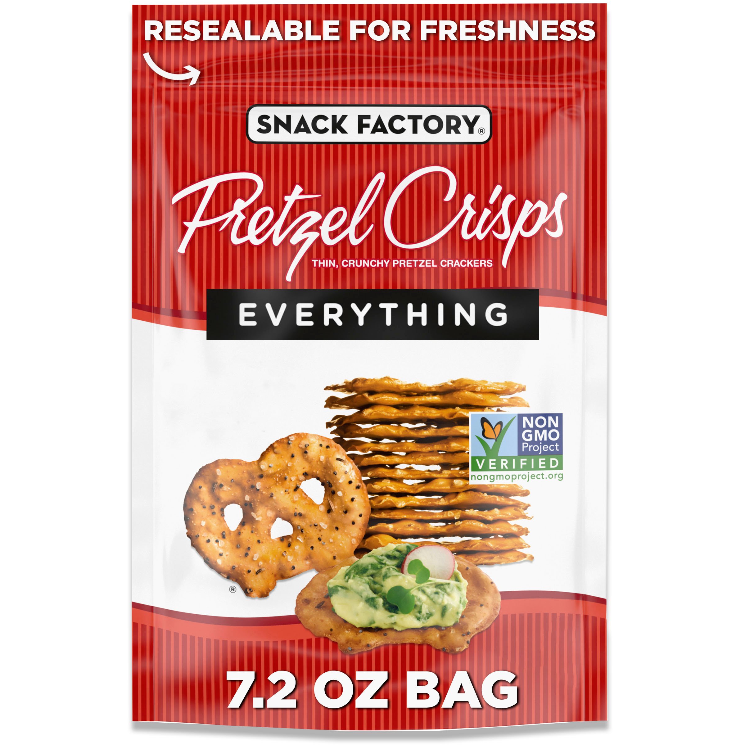 Snack Factory Pretzel Crisps Everything Shop Chips at HEB