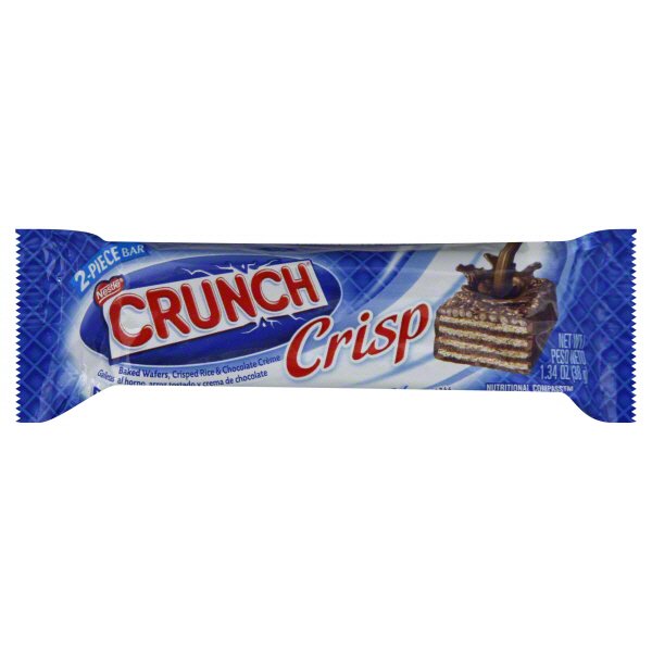 Nestle Crunch Crisp Chocolate Wafer Candy Bar 2 PK - Shop Candy at H-E-B