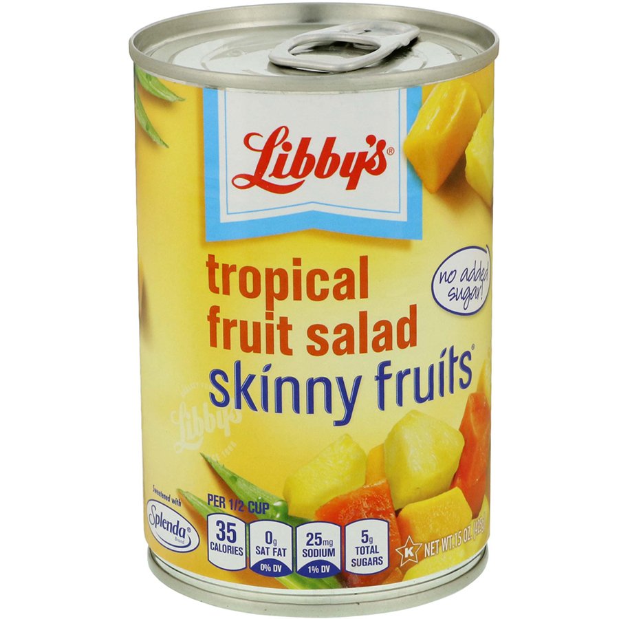 【fruitsalada】peu à beauté Hiru spa Libby's Skinny Fruits Tropical Fruit Salad Sweetened with