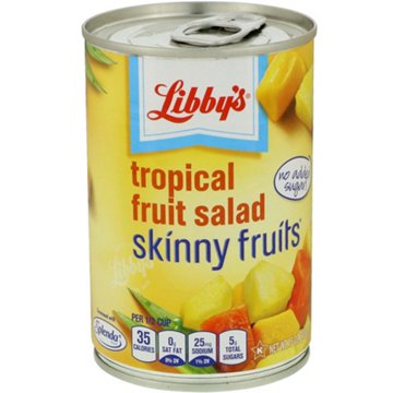 Libby's Skinny Fruits Tropical Fruit Salad Sweetened with Splenda, 15 oz