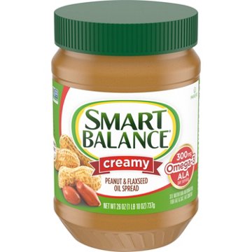 Smart Balance Creamy Peanut & Flaxseed Oil Spread, 26 oz