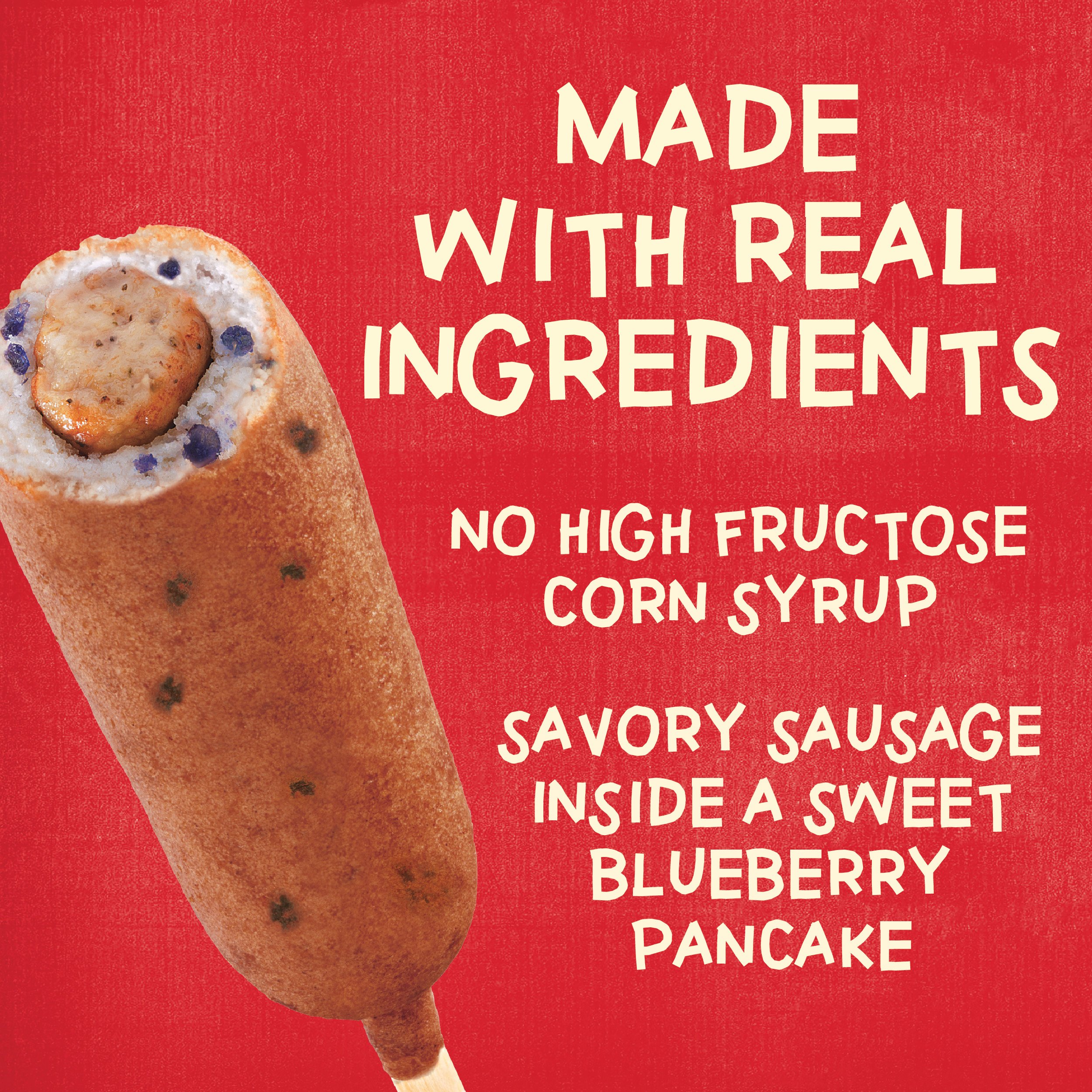 Blueberry sausage corn clearance dogs