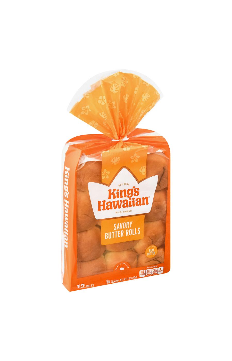 King's Hawaiian Savory Butter Rolls; image 3 of 3