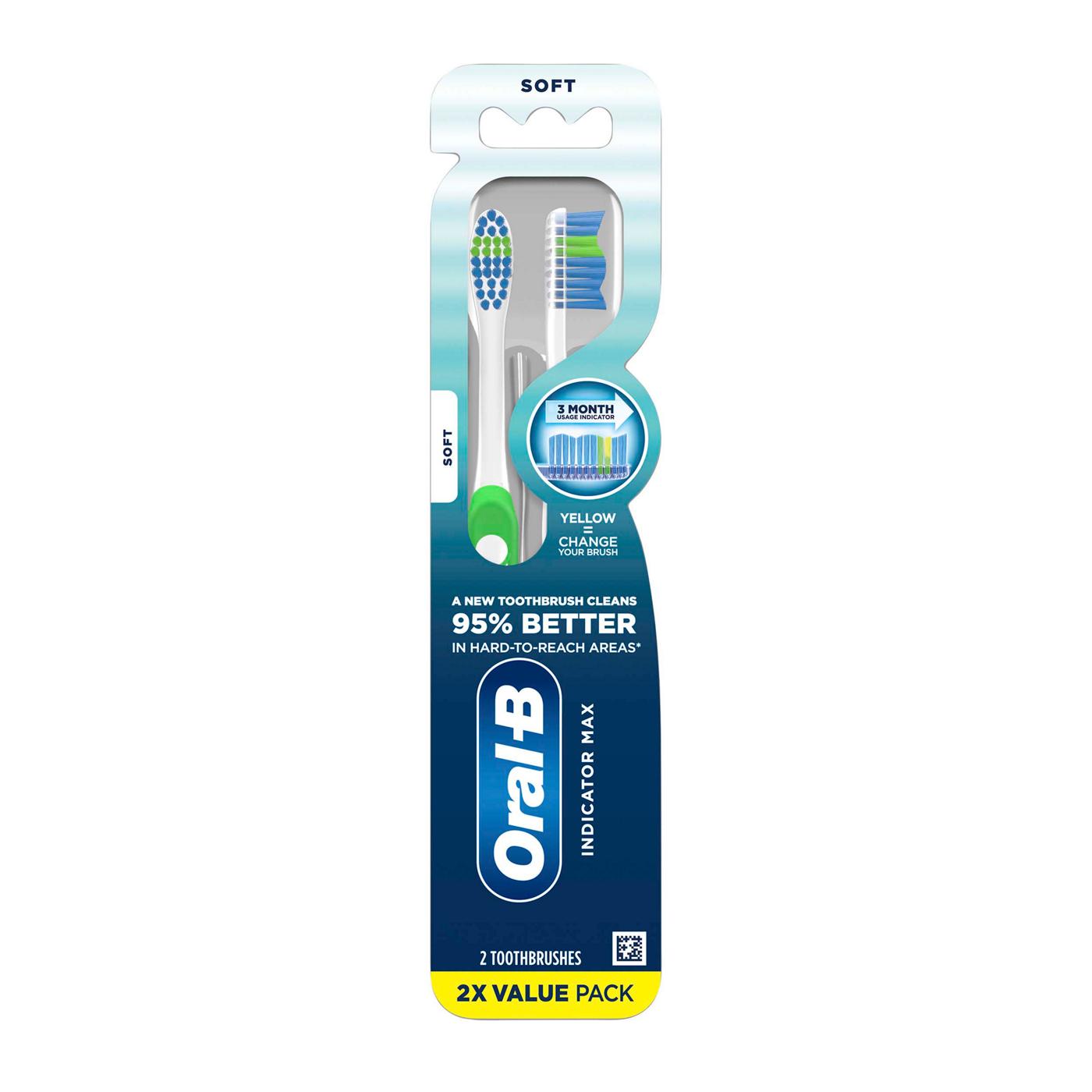 Oral-B Indicator Max Soft Toothbrushes; image 1 of 7