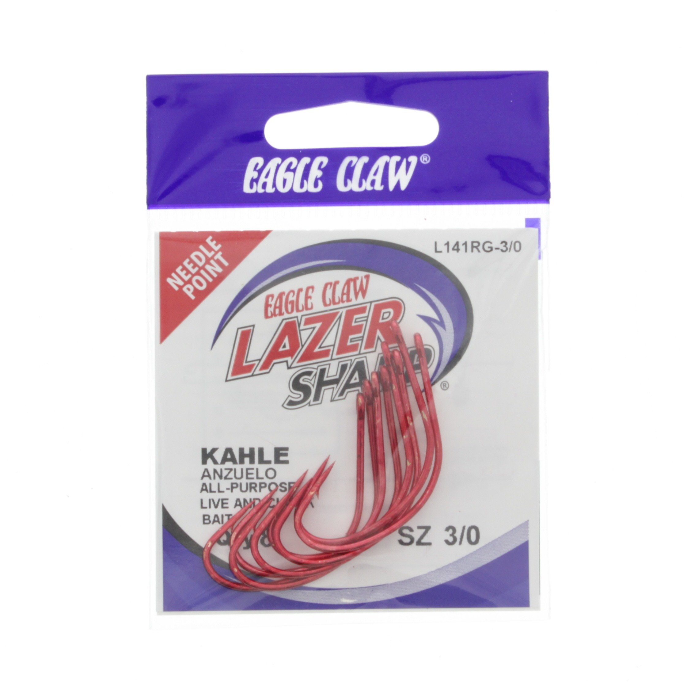 Eagle Claw Red Kale Hook 3/0