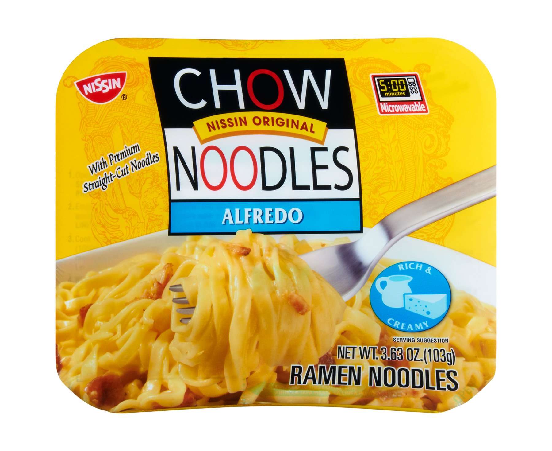 Nissin Original Alfredo Chow Noodles Shop Soups & Chili at HEB