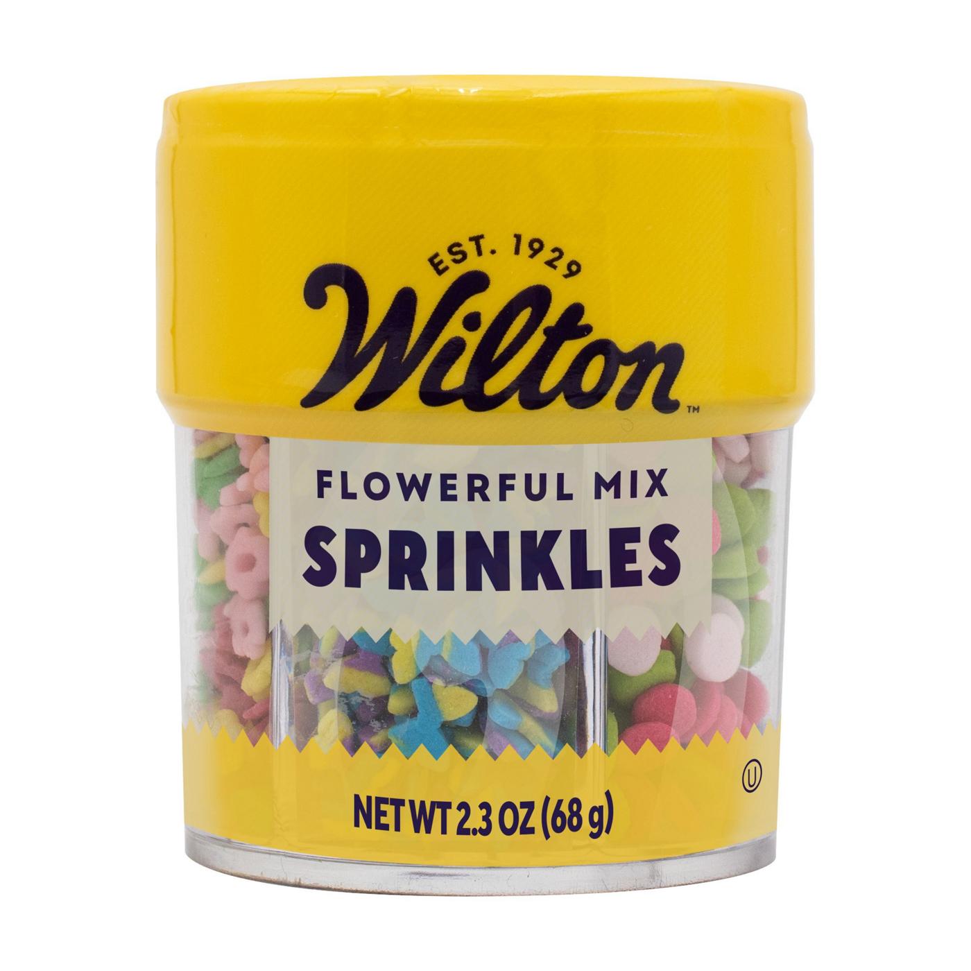 Wilton Flowerful Medley Sprinkles 6-Cell Assortment; image 1 of 3