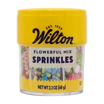 Wilton 6-Cell Flowerful Mix Sprinkles, 2.3 oz