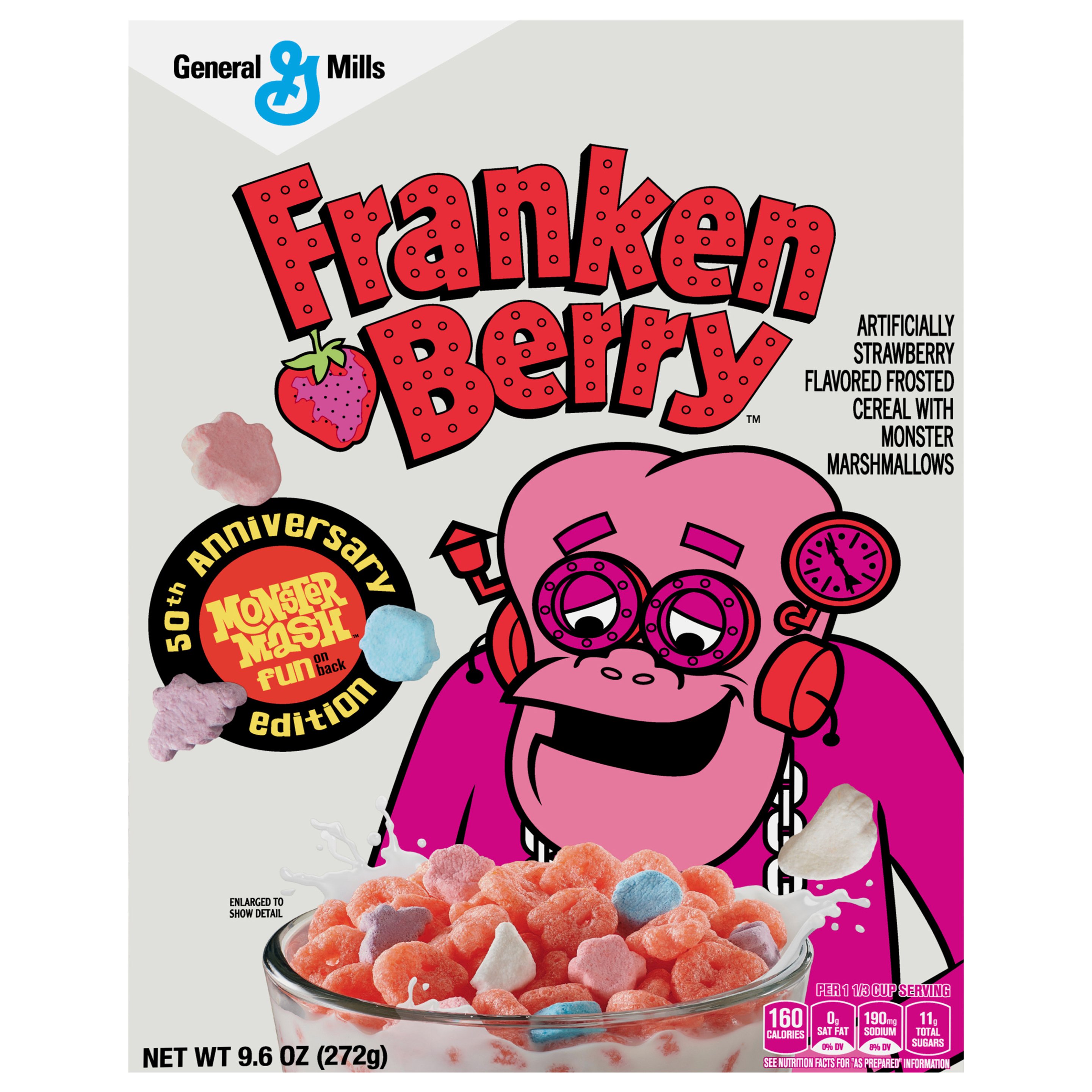 General Mills Franken Berry Strawberry Monster Cereal Shop Cereal
