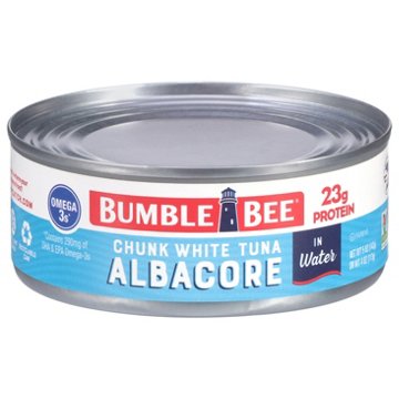 Bumble Bee Premium Chunk White Albacore Tuna in Water, 5 oz