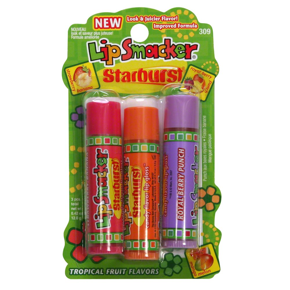 Lip Smacker Starburst Tropical Trio Lip Gloss - Shop Lip gloss at H-E-B