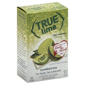 True Lime Crystallized Lime Packets, 32 ct