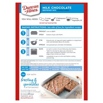 Duncan Hines Milk Chocolate Brownie Mix - Family Size, 18 oz