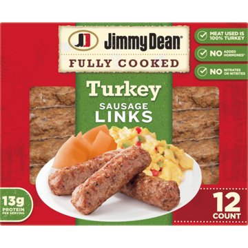 Jimmy Dean Fully Cooked Turkey Breakfast Sausage Links