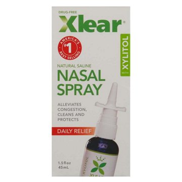 Xlear Natural Saline Nasal Spray, 1.5 oz