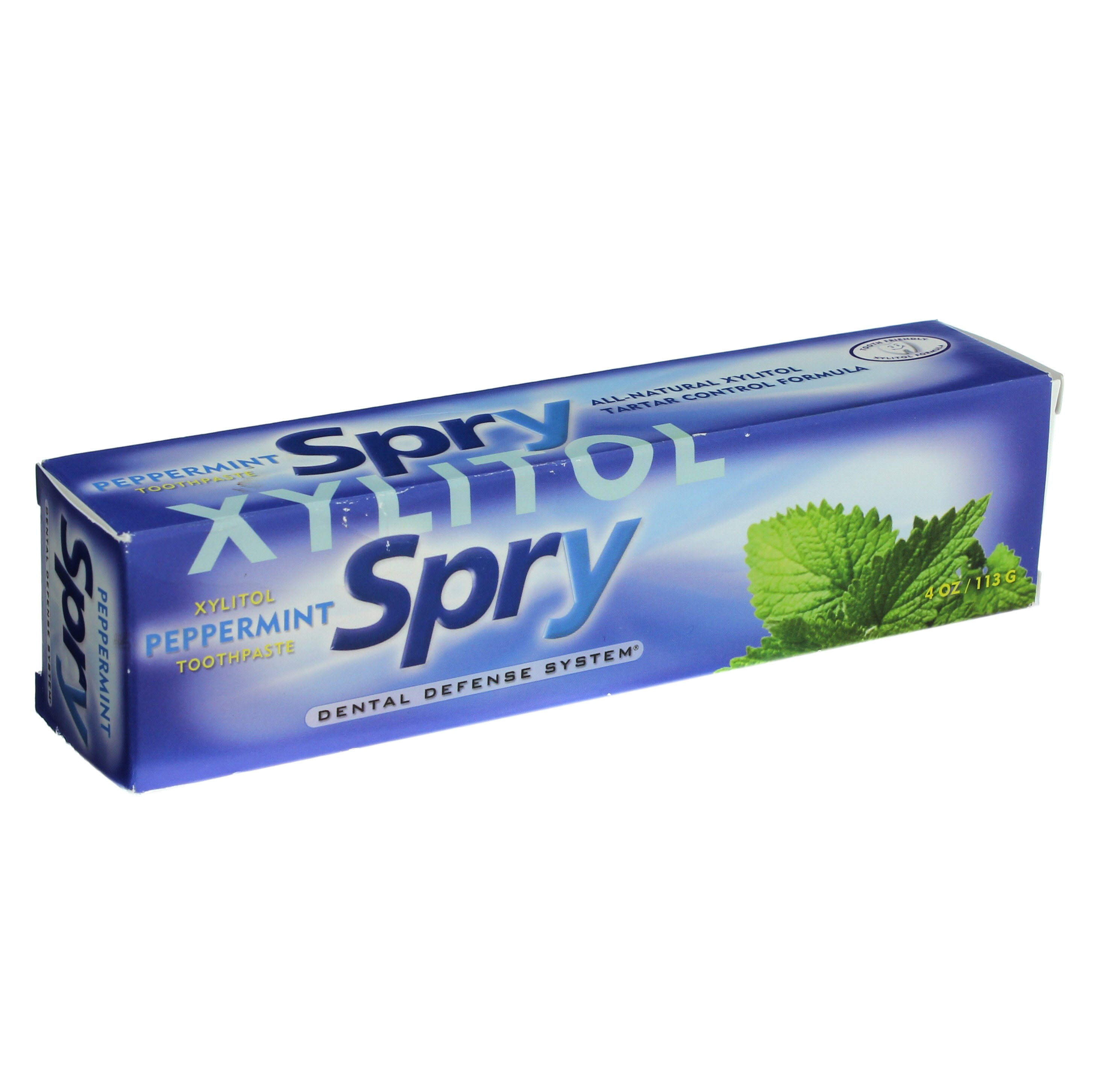 Spry Peppermint Xylitol Toothpaste Fluoride Free Shop Oral Hygiene at HEB