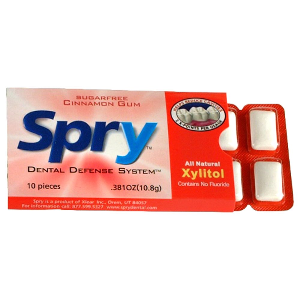 Spry Cinnamon Gum with Xylitol Shop Gum & mints at HEB