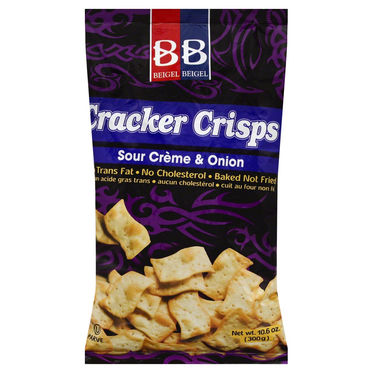 Beigel & Beigel Kosher Nish Nosh Sour Cream And Onion Crispy Baked Snacks Shop Crackers