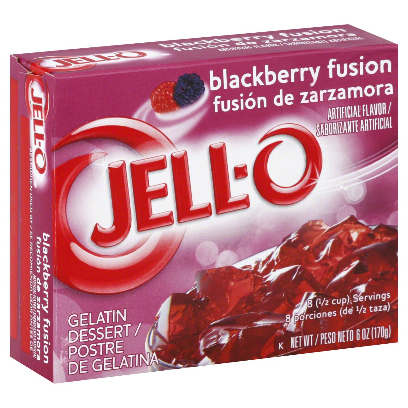 JellO Black Berry Fusion Gelatin Shop Pudding & gelatin mix at HEB