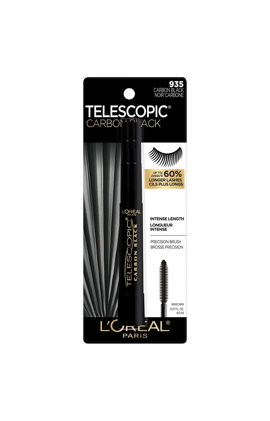 L'Oréal Paris Telescopic Original Lengthening Mascara Carbon Black - Shop  Mascara at H-E-B