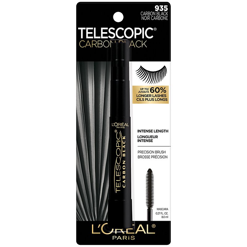 L'Oréal Paris Telescopic Original Lengthening Mascara Carbon Black - Shop  Makeup at H-E-B