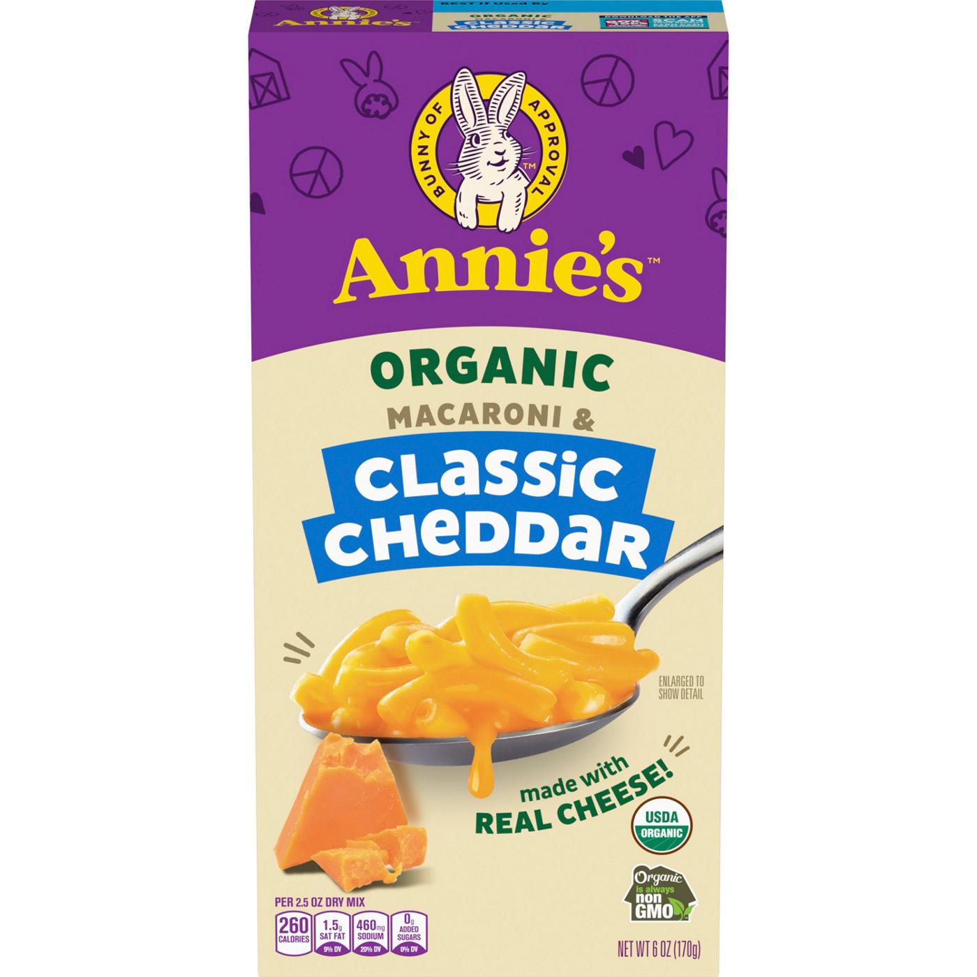 Annie's Organic Classic Macaroni & Cheese; image 1 of 5
