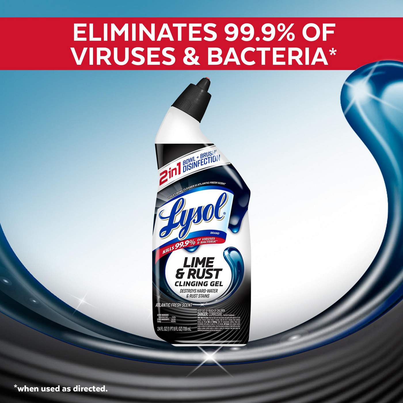 Lysol Toilet Bowl Cleaner - Lime & Rust Remover; image 5 of 6