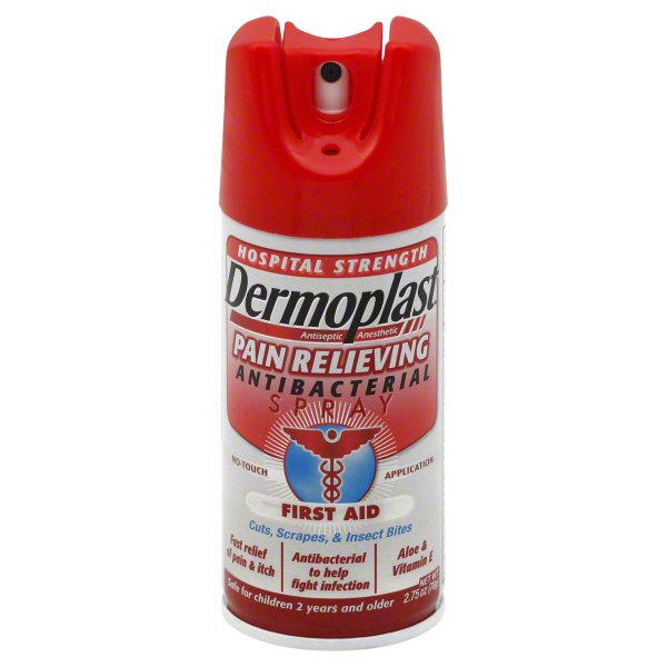 Dermoplast Antibacterial Pain Relieving First Aid Antiseptic Spray 2.7 —  Mountainside Medical Equipment