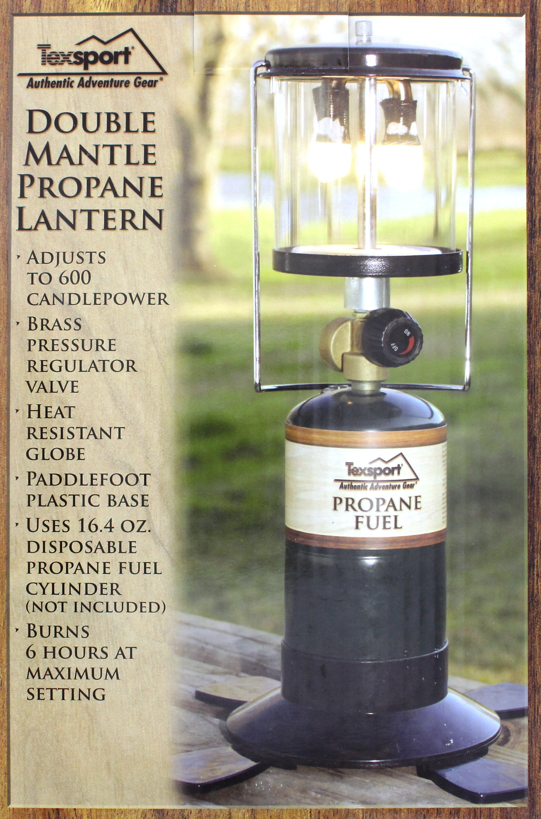 Texsport 14208 Propane Lantern Glass Globe, Clear