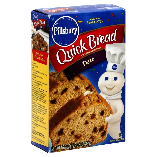 Pillsbury Date Quick Bread and Muffin Mix - Shop Baking Mixes at H-E-B