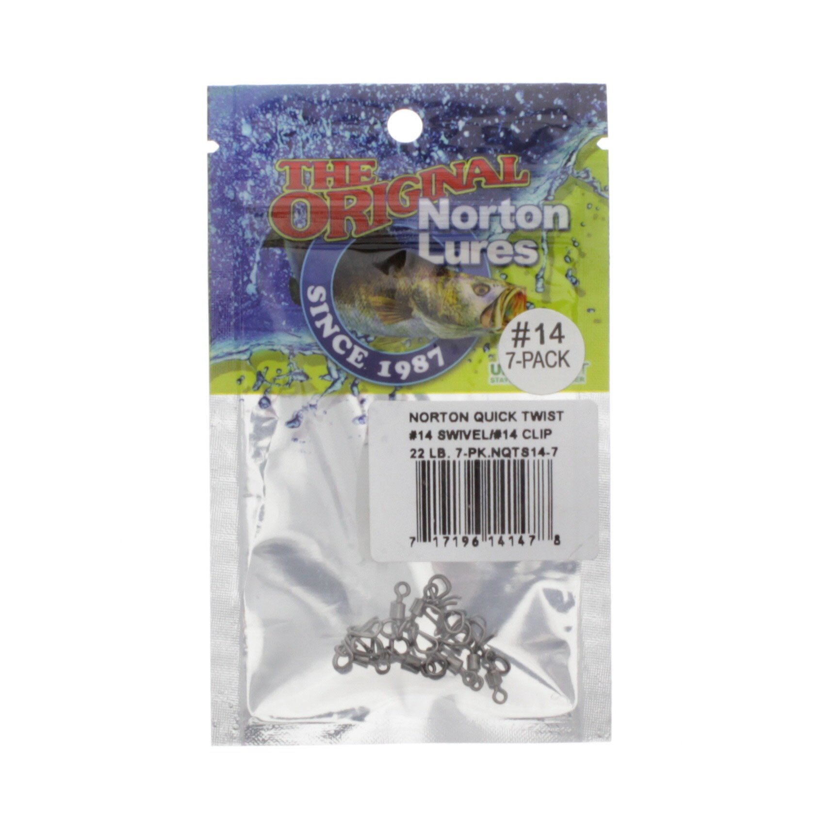 Norton Lures Quick Twist With Swivel, Black Nickel Shop Fishing at HEB