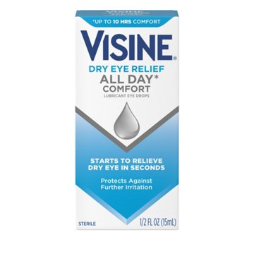 Visine Dry Eye Relief All Day Comfort Lubricant Drops