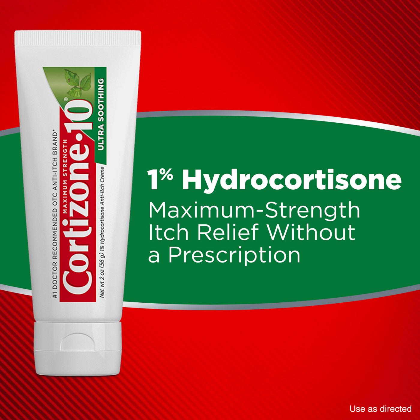 Cortizone 10 Maximum Strength Ultra Soothing Anti-Itch Cream; image 2 of 9