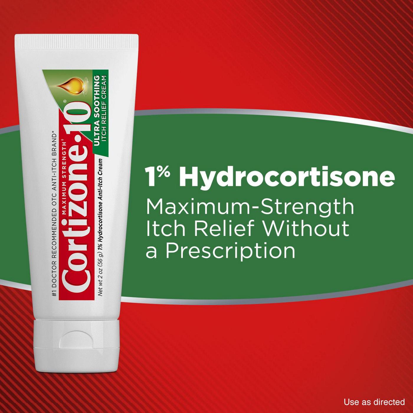 Cortizone 10 Maximum Strength Ultra Soothing Itch Relief Cream; image 2 of 8