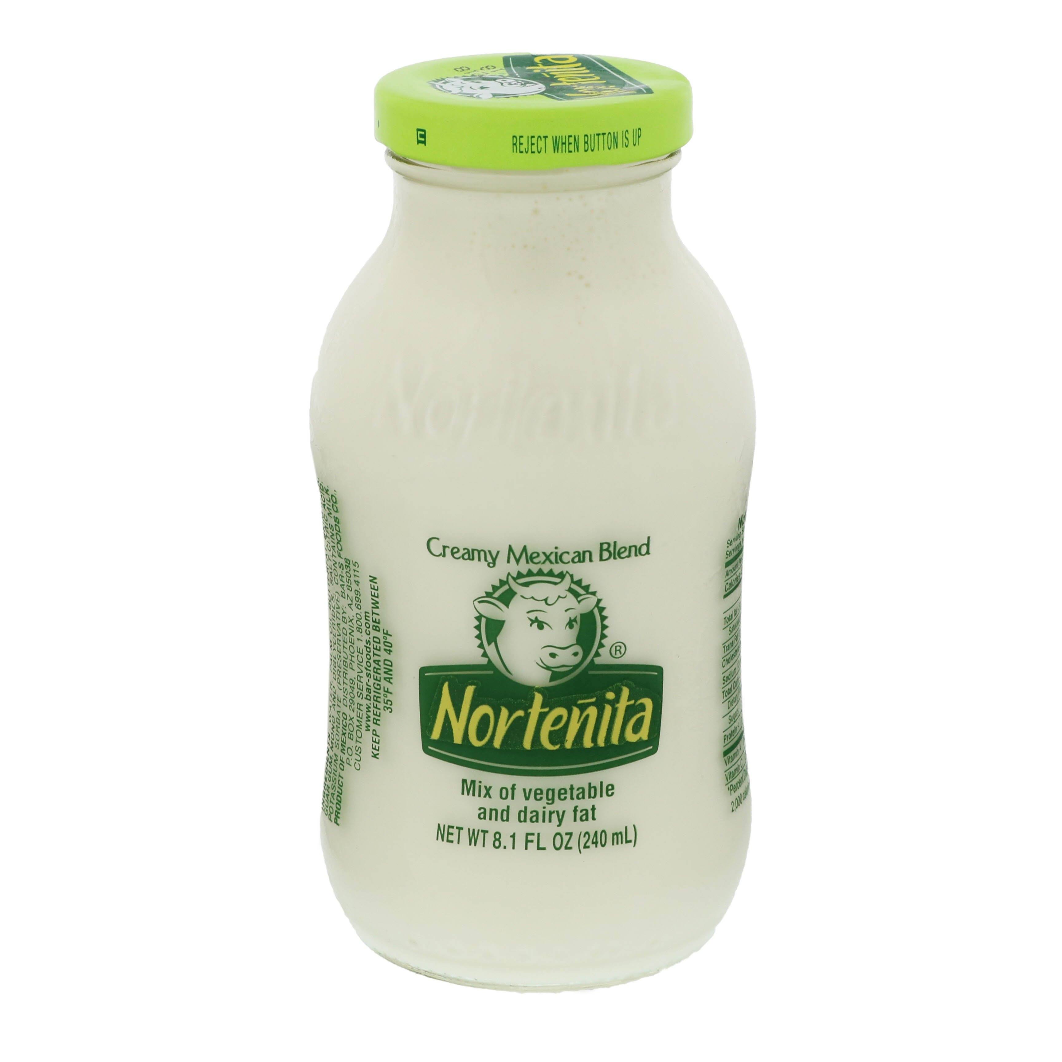Nortenita Creamy Mexican Blend Crema, 8.1 oz