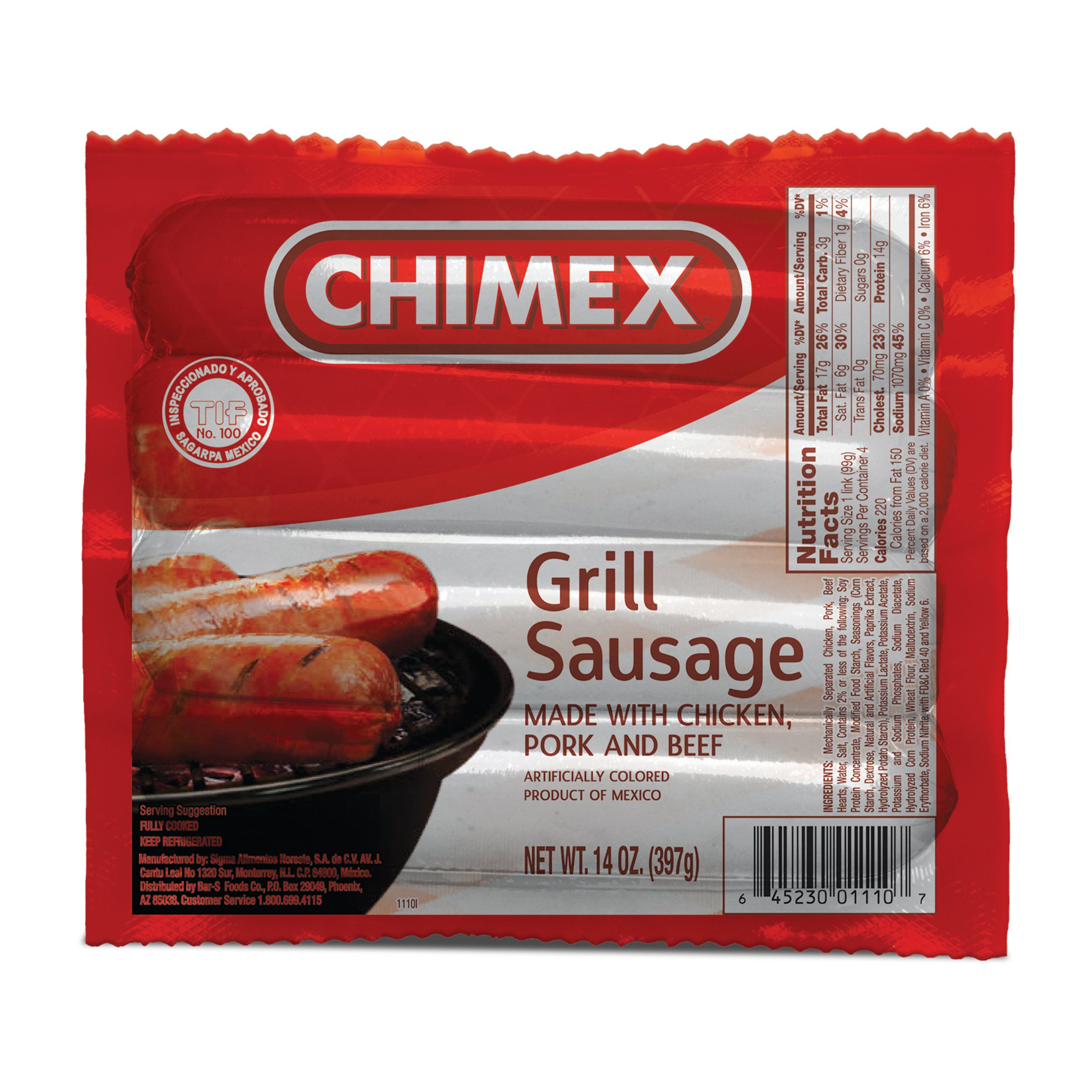 Fud Chimex Grilled Sausage Shop Sausage at HEB