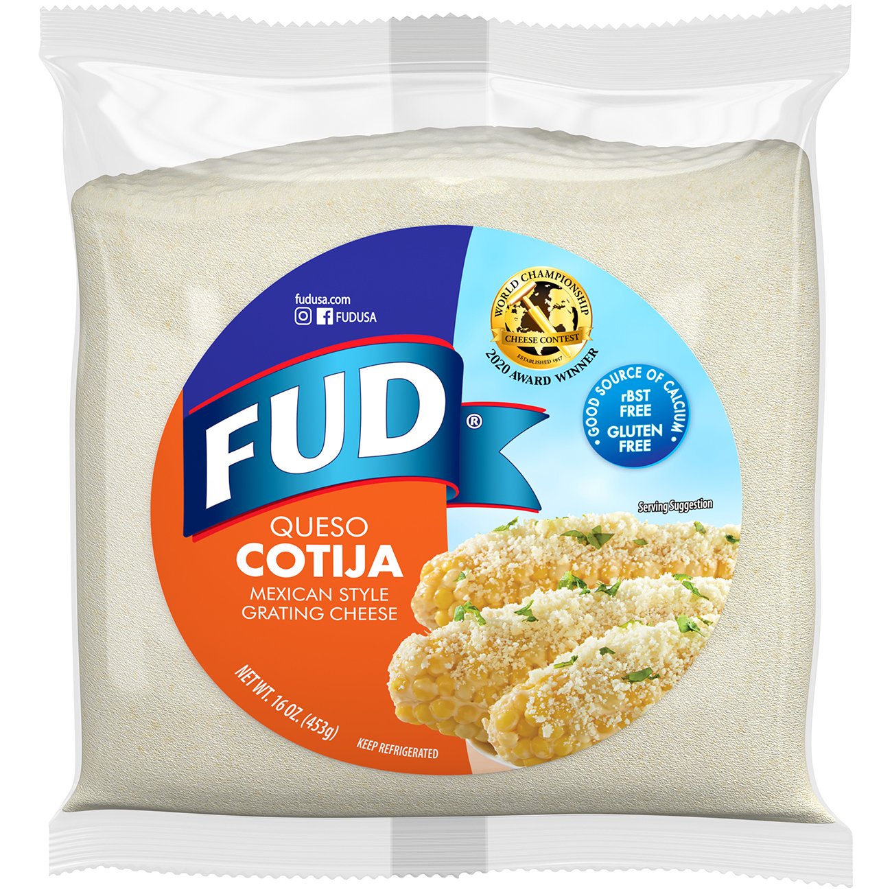 Fud Queso Cotija Mexican Style Grated Cheese - Shop Cheese At H-E-B