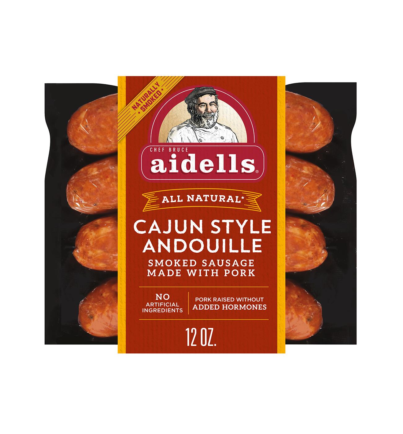 aidells Smoked Pork Andouille Sausage Links - Cajun Style, 4 ct; image 1 of 3