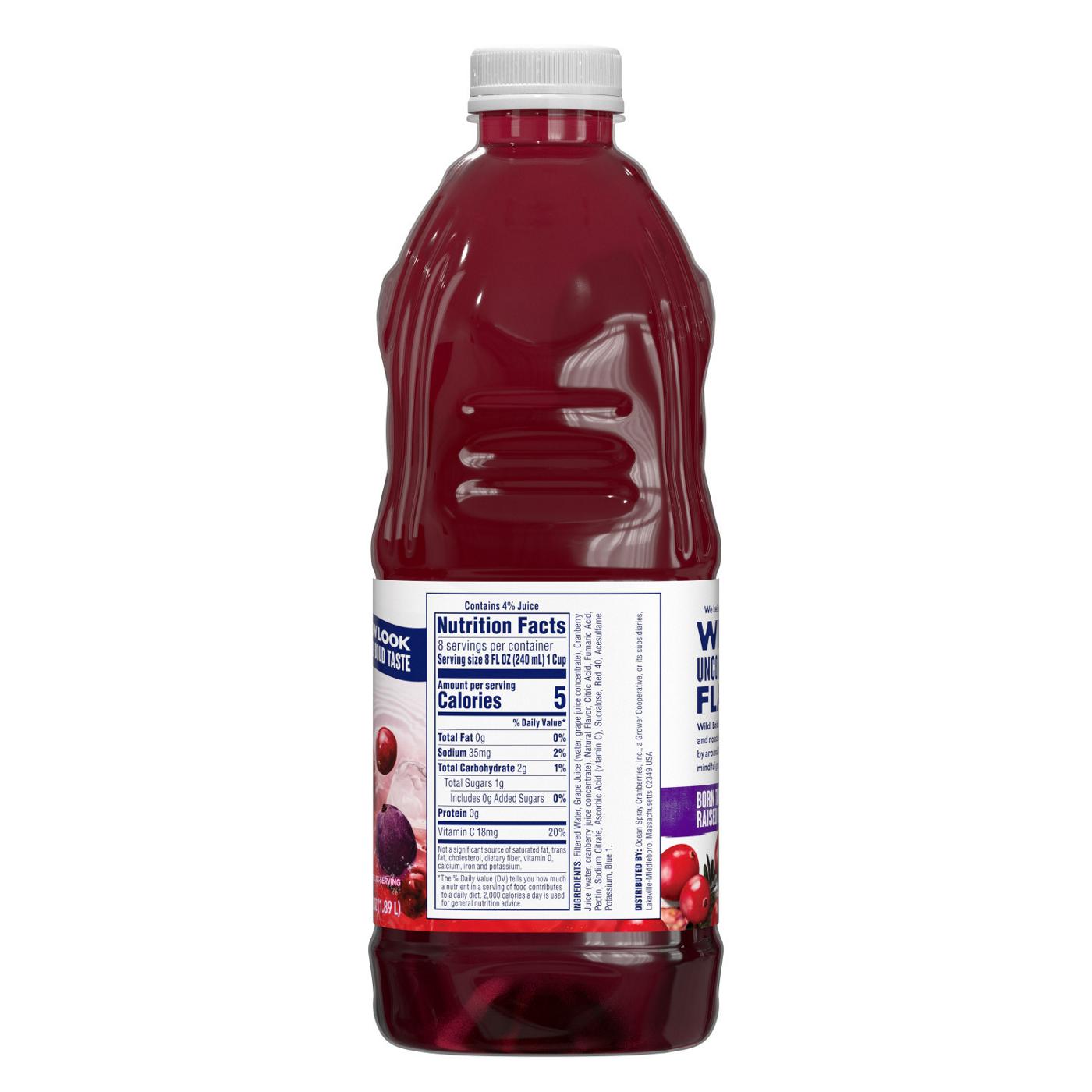 Ocean Spray Ocean Spray® Diet Cran-Grape® Cranberry Grape Juice Drink, 64 Fl Oz Bottle; image 2 of 6