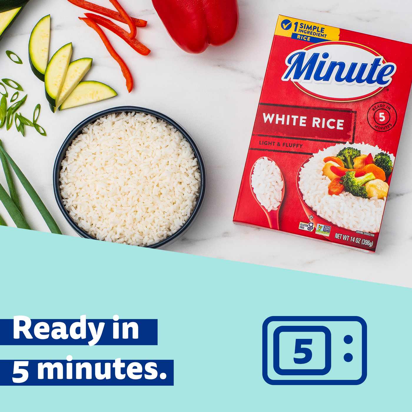 Minute Instant White Rice; image 3 of 7