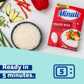 Minute Instant White Rice, 14 oz