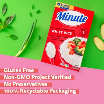 Minute Instant White Rice, 28 oz
