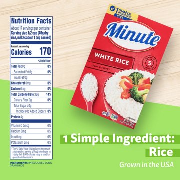 Minute Instant White Rice, 28 oz