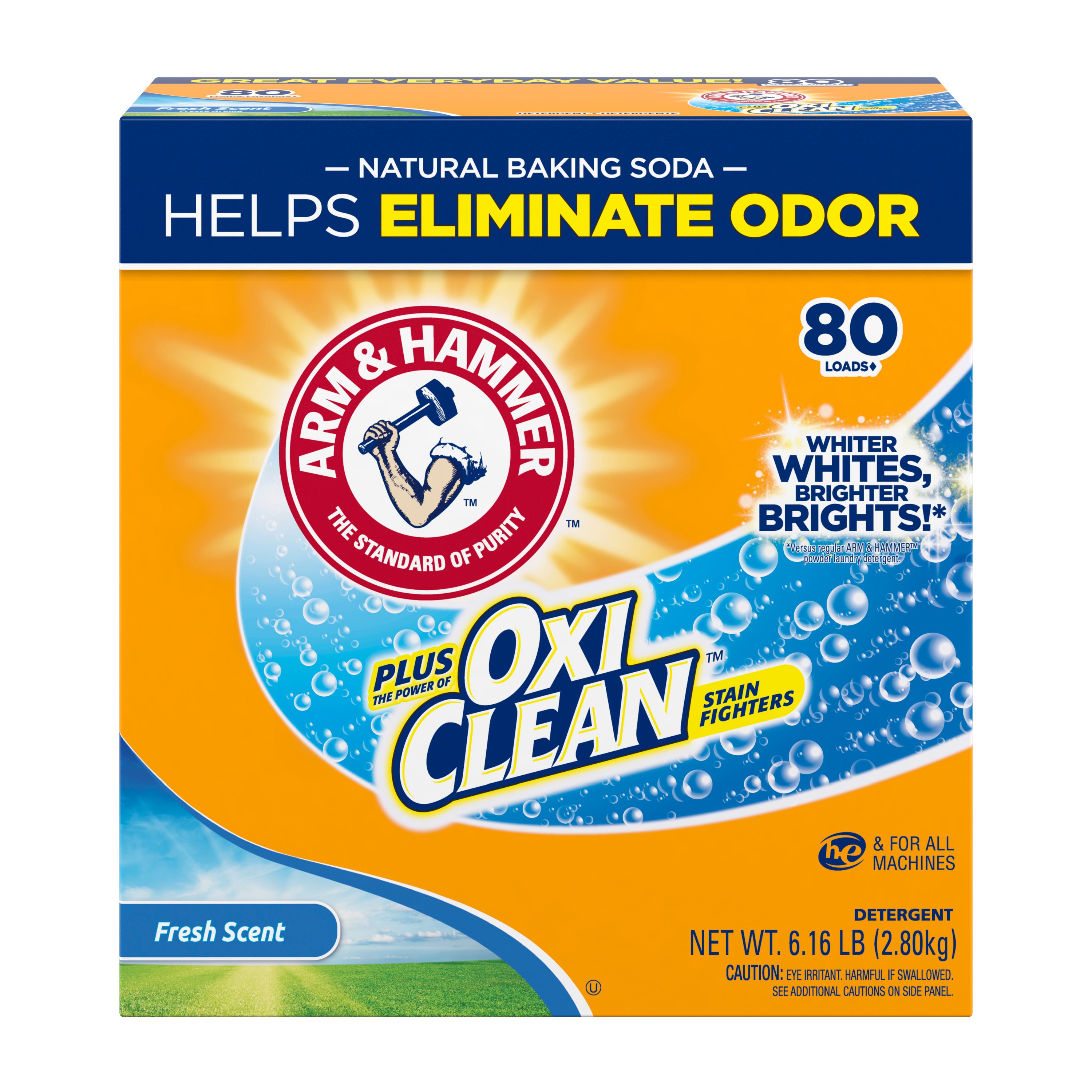 Arm and hammer 2025 plus oxiclean ingredients