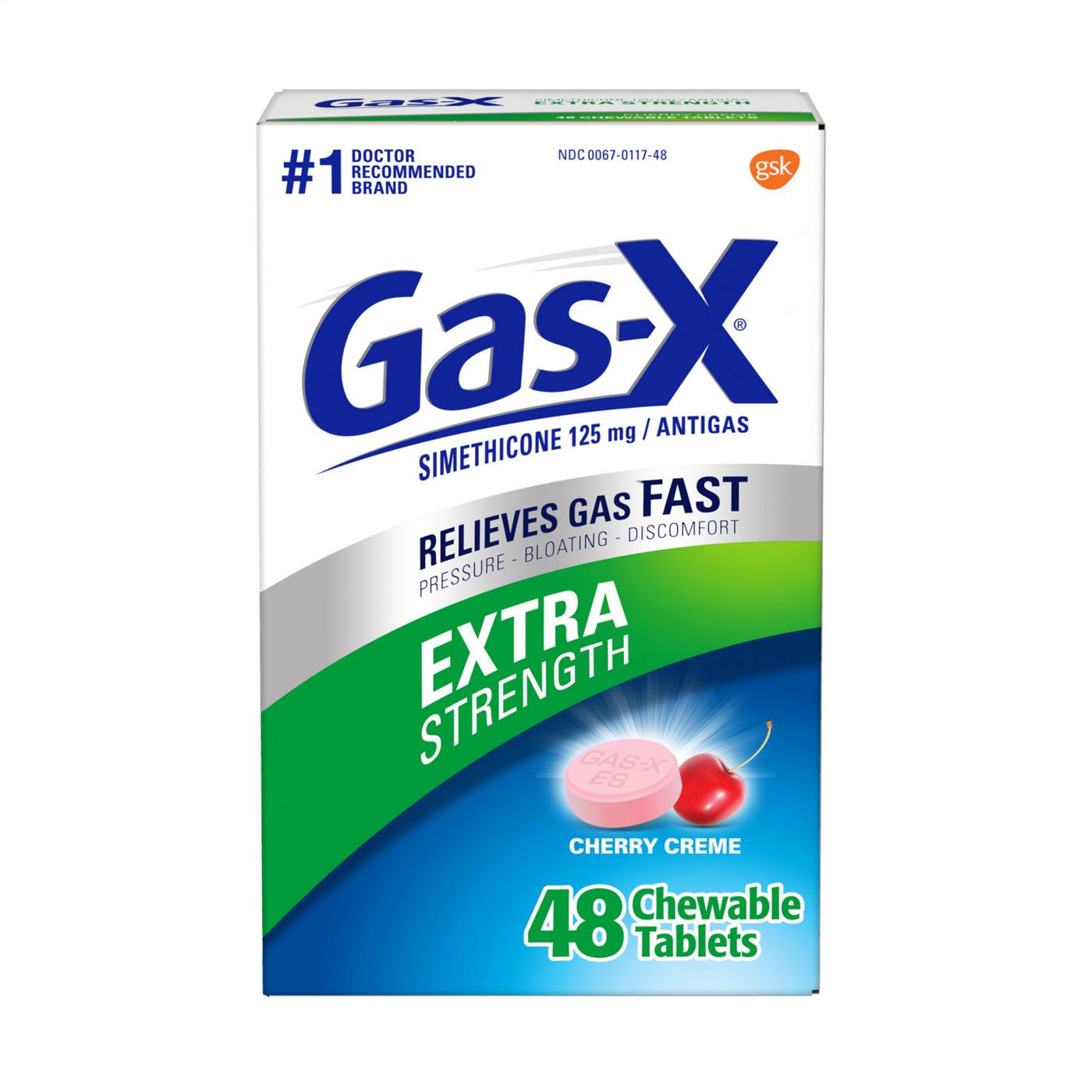 Gas-X Extra Strength Chewable Tablets - Cherry Creme; image 1 of 6